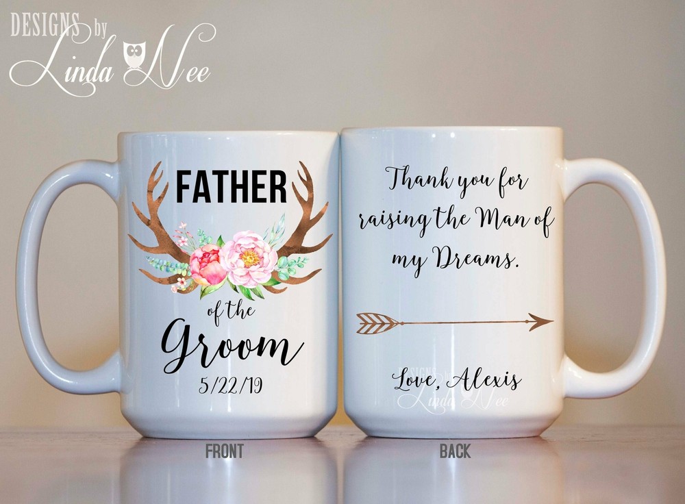 Father Of The Groom Gift Father Of The Groom Mug Personalized Gift For Father Of