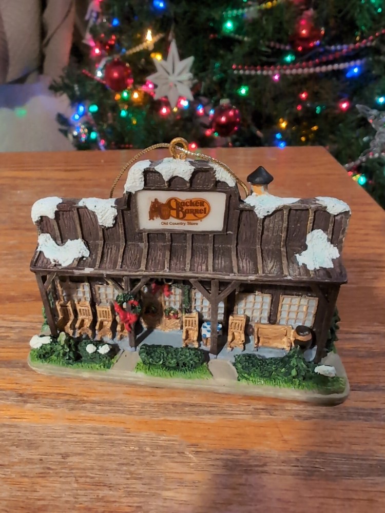 Cracker Barrel Christmas Tree Ornament 4x3 Country Store Decor