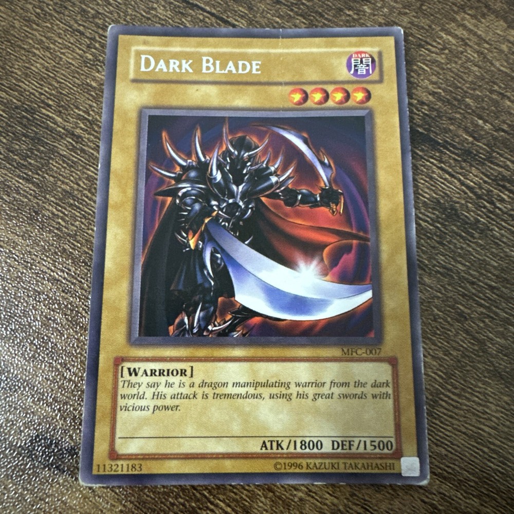 Yu-Gi-Oh MFC-007 Dark Blade Magicians Force Unlimited Edition Vintage Rare