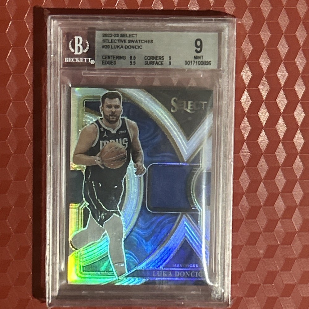 2022-23 Panini Select Luka Doncic Selective Swatches SS-LD Memorabilia Card