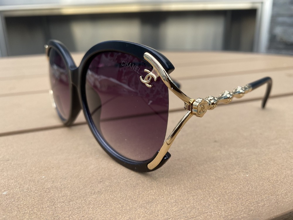 Chanel Oversized Oval Sunglasses for Women