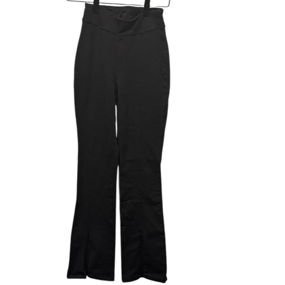 Alo Airbrush High-Waist Flutter Legging in Black Size XXS 00-0