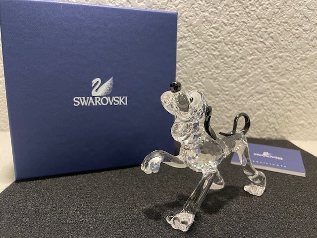 Swarovski Disney Pluto Crystal Figurine #9100NR000009