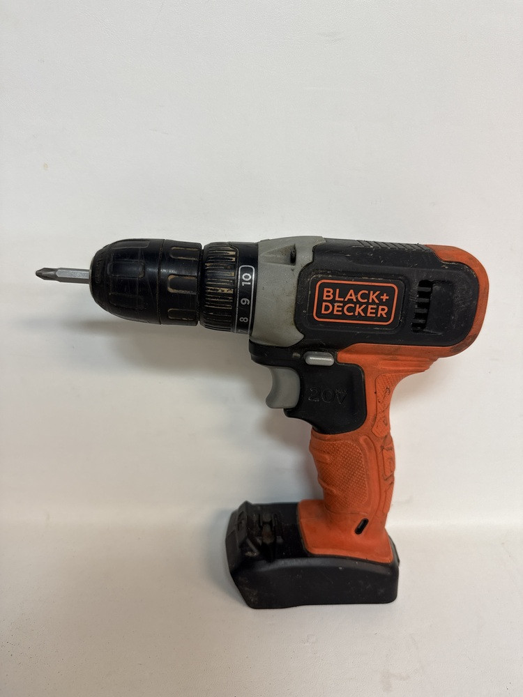BLACK + DECKER BCD702 3/8-Inch Cordless Drill Driver with Keyless Chuck