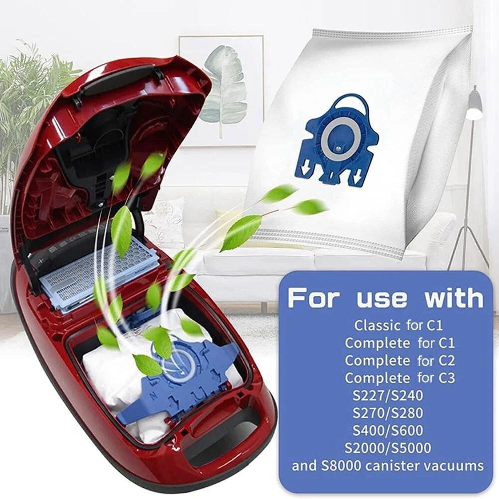 10 Pack of For Miele Compatible Vacuum Cleaner Bags for Multiple Models