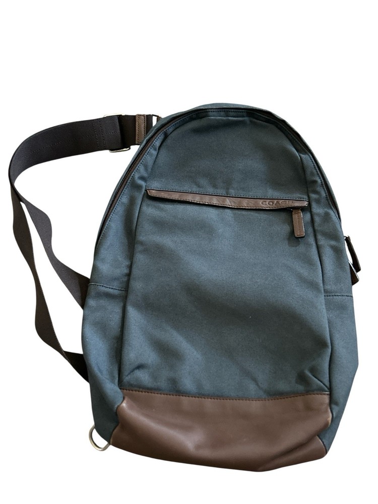 Vintage COACH Canvas/Leather Trim CAMDEN Backpack Sling Pack Bag Unisex F70930