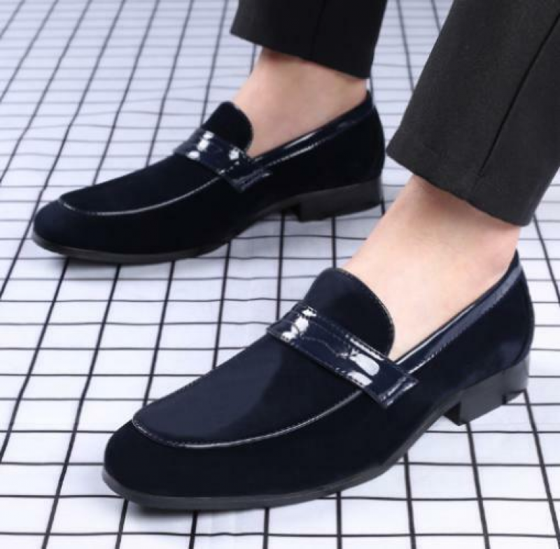 Mens New Suede Loafers Slip-on Casual Workwear Pumps Flat Comfort Shoes Business