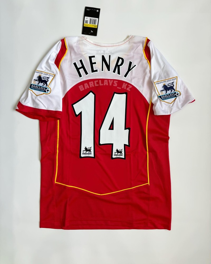 Thierry Henry Arsenal 2004/2005 Home Red Retro PL Soccer Jersey