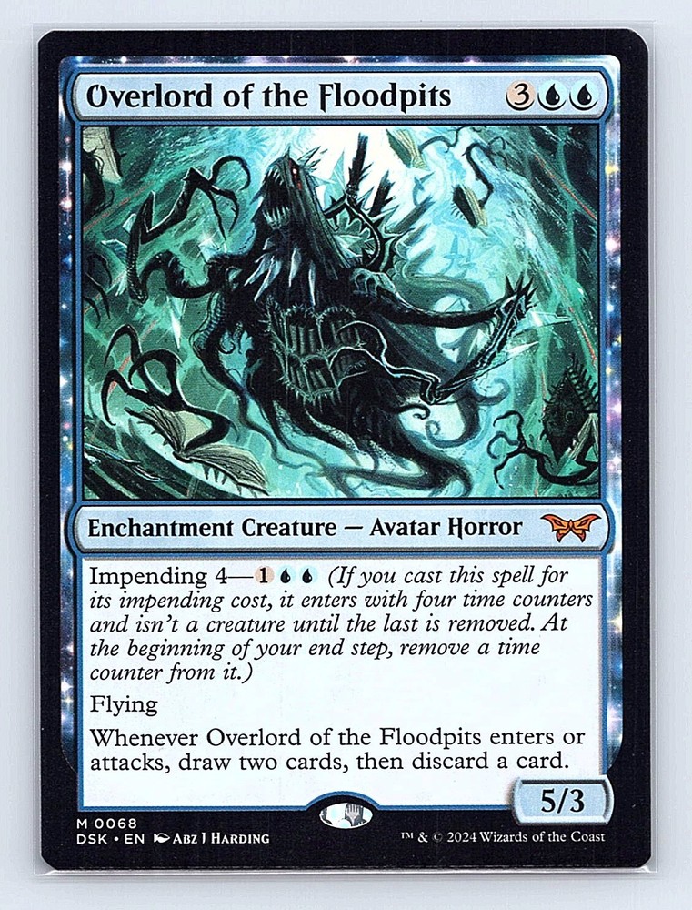 Duskmourn #68 Overlord of the Floodpits