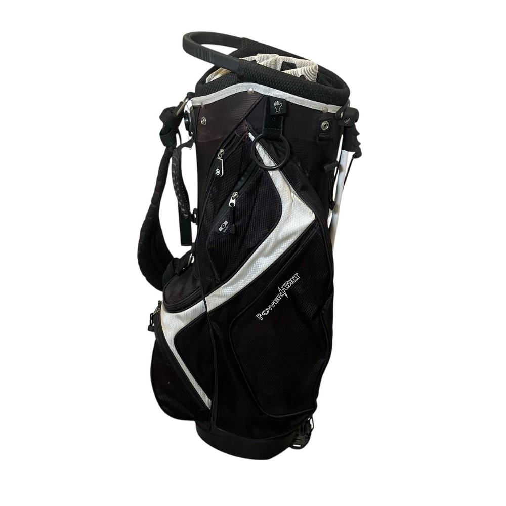 Powerbilt TPS Dunes 14-Way Black/Black Golf Stand Bag