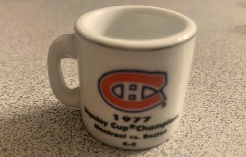 1977 Montreal Canadiens Stanley Cup Champions NHL Mini Coffee Mug  