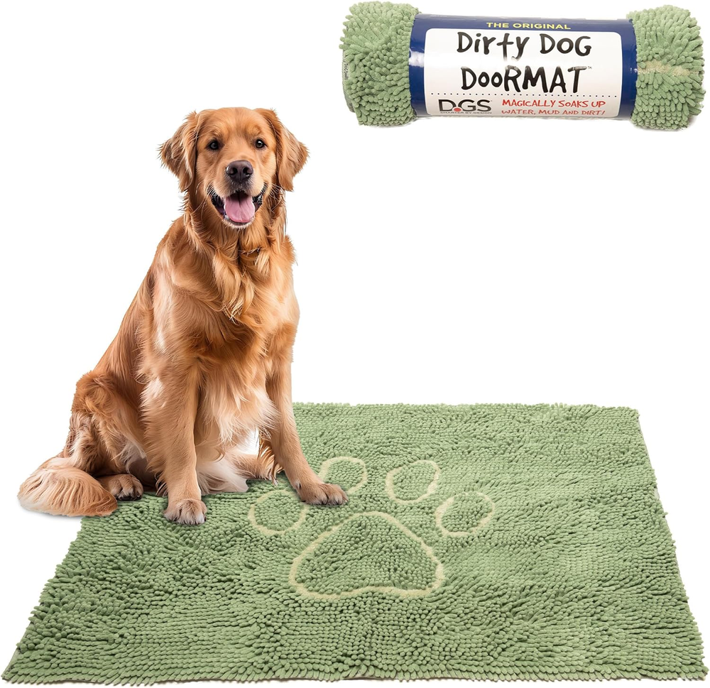 Dog Gone Smart Dirty Dog Doormat - Fast Drying Rug with Super Gripper Backing fo