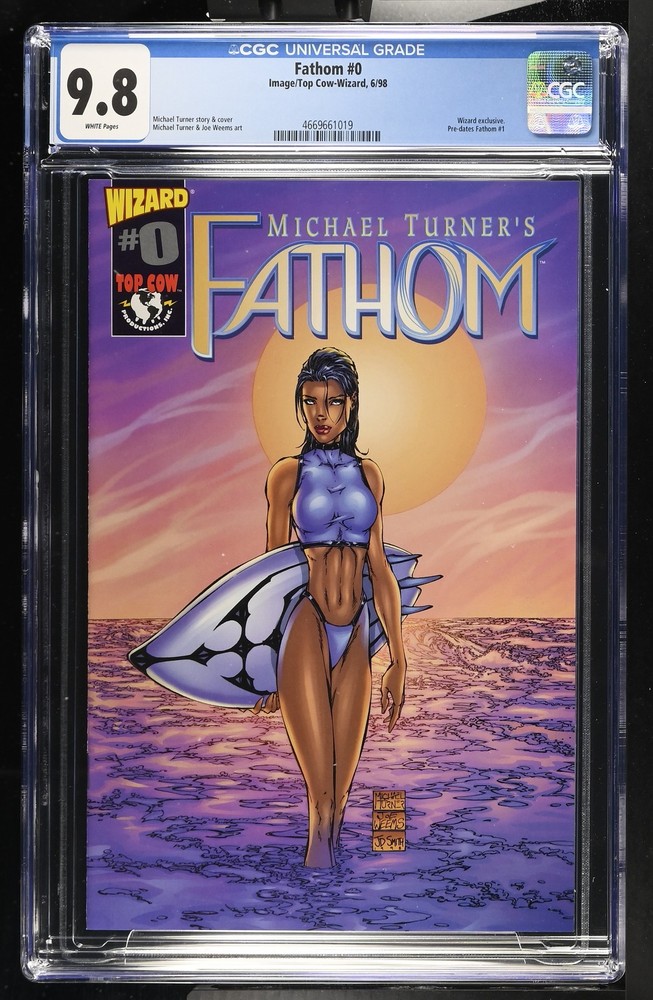 Fathom 0 CGC 9.8  Wizard exclusive Pre-dates Fathom 1