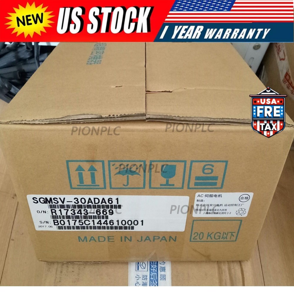 1PC Yaskawa SGMSV-30ADA61 Servo Motor New In Box Fedex/DHL 1 Year Warranty