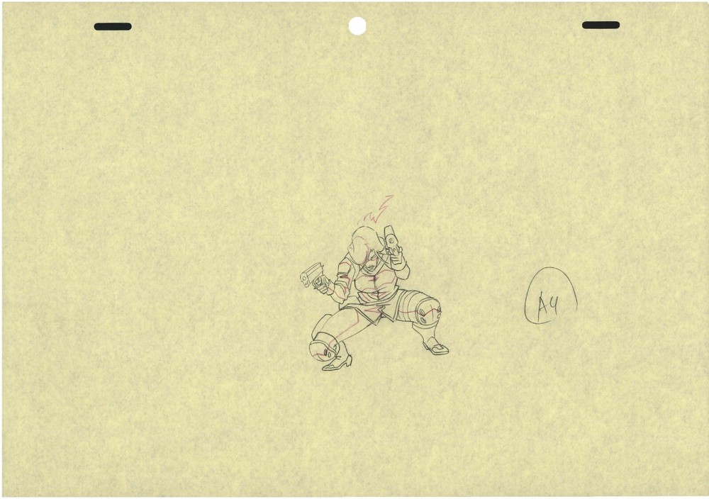 G.I. Joe Resolute Production Animation Cel Drawing 2009 D-004