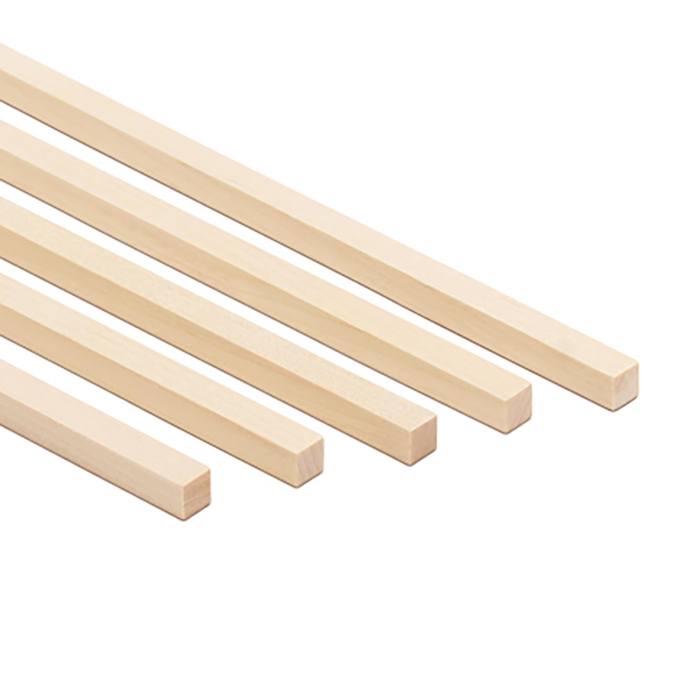 Wood Square Dowel Rods 1/4  x 48