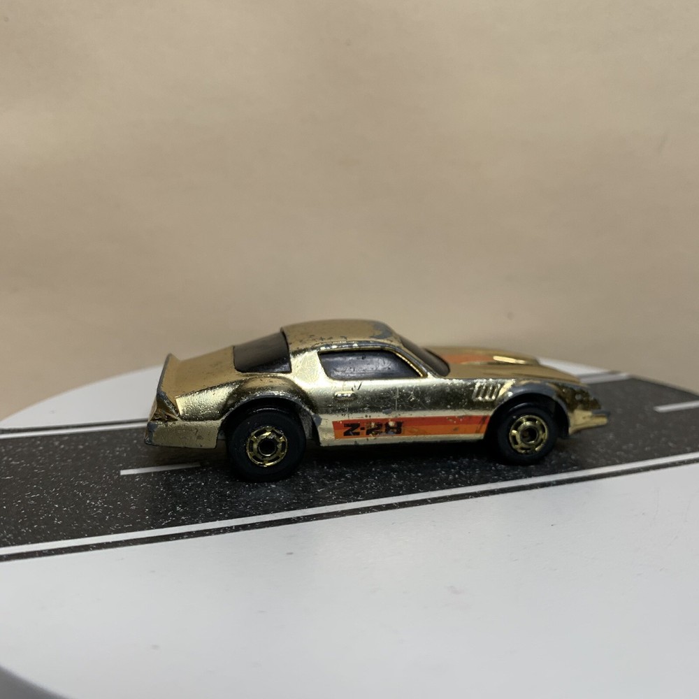 1984 Hot Wheels Mail-In Exclusive Chevy Camaro Z-28 Coupe Gold Chrome w/GHO VTG