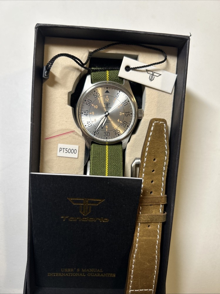 39mm Tandorio Pilot PT5000 Movement