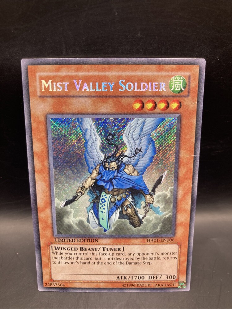 Mist Valley Soldier HA01-EN006 Limited Edition Hidden Arsenal Card
