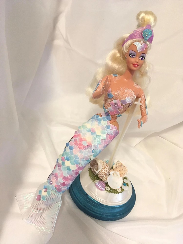 Barbie doll Mermaid, Artist Repaint, OOAK
