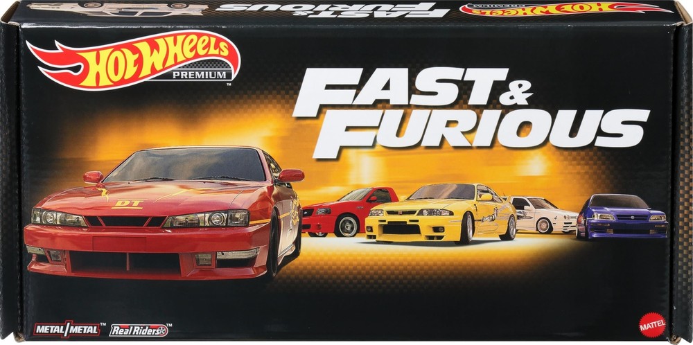 Toy Cars, Premium Fast and Furious Premium Bundle, Set of 5 Die-Cast 1:64 Sca...