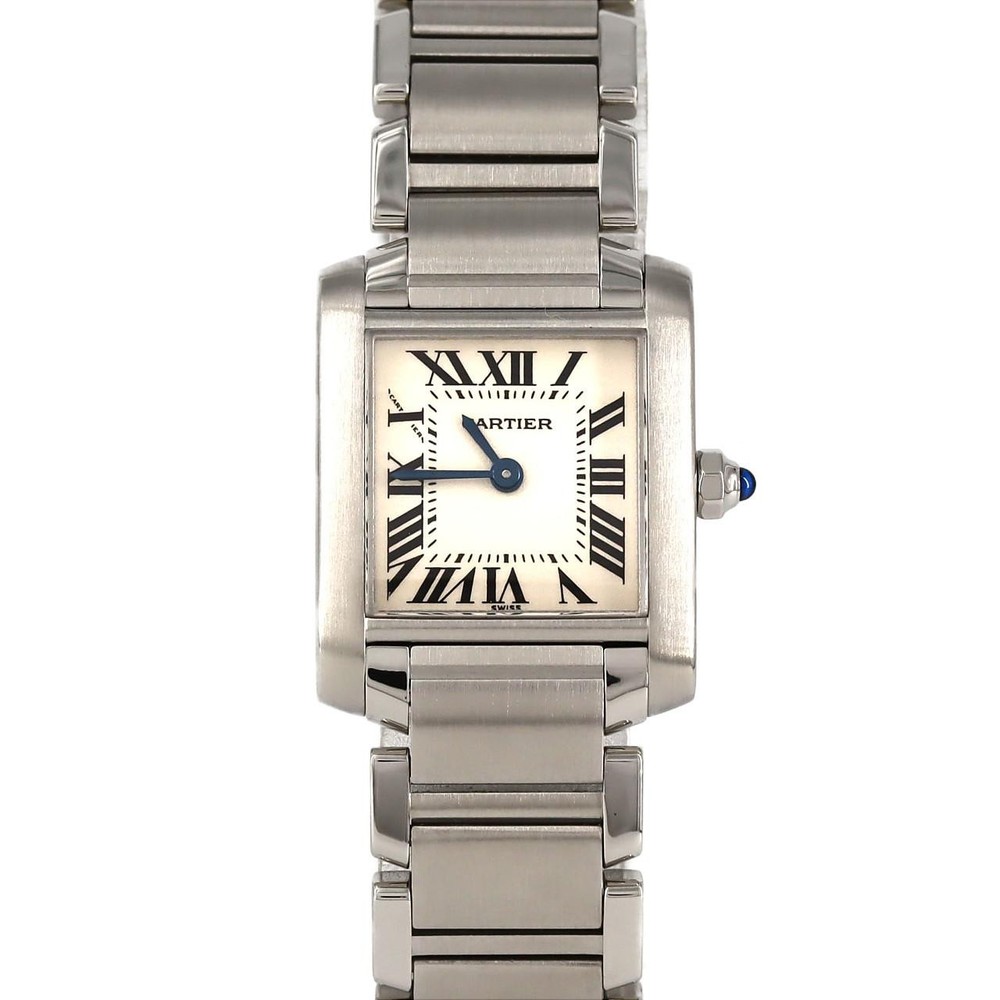 Cartier Tank Francaise 27mm Steel Quartz Watch W51008Q3