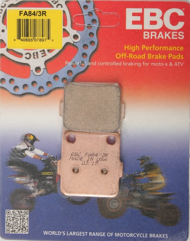 EBC BRAKE PADS FA84/3R SINTERED R SERIES- 15-84/3R