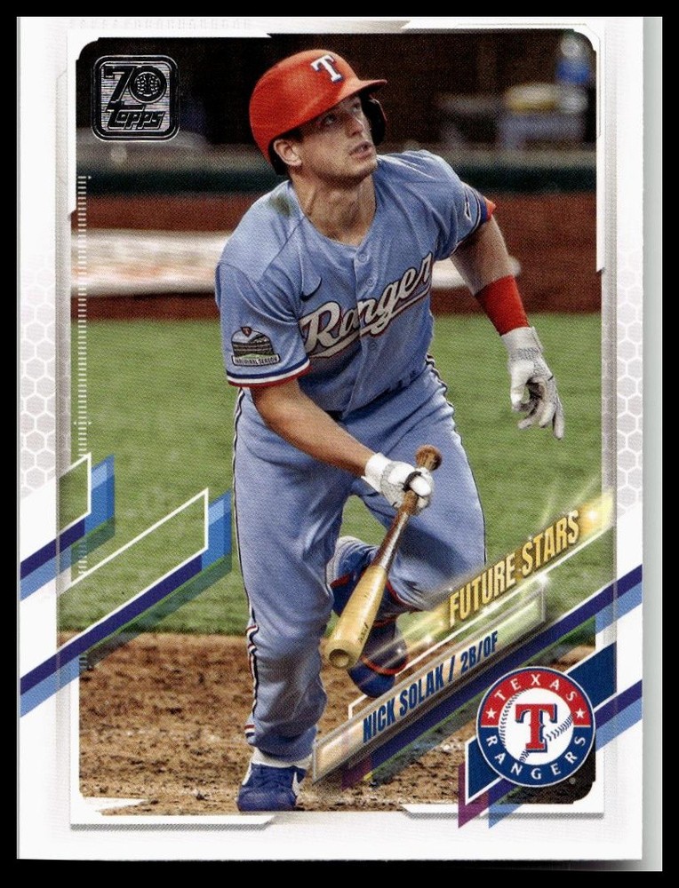 2021 Topps Nick Solak Baseball Card #583 RC Rookie