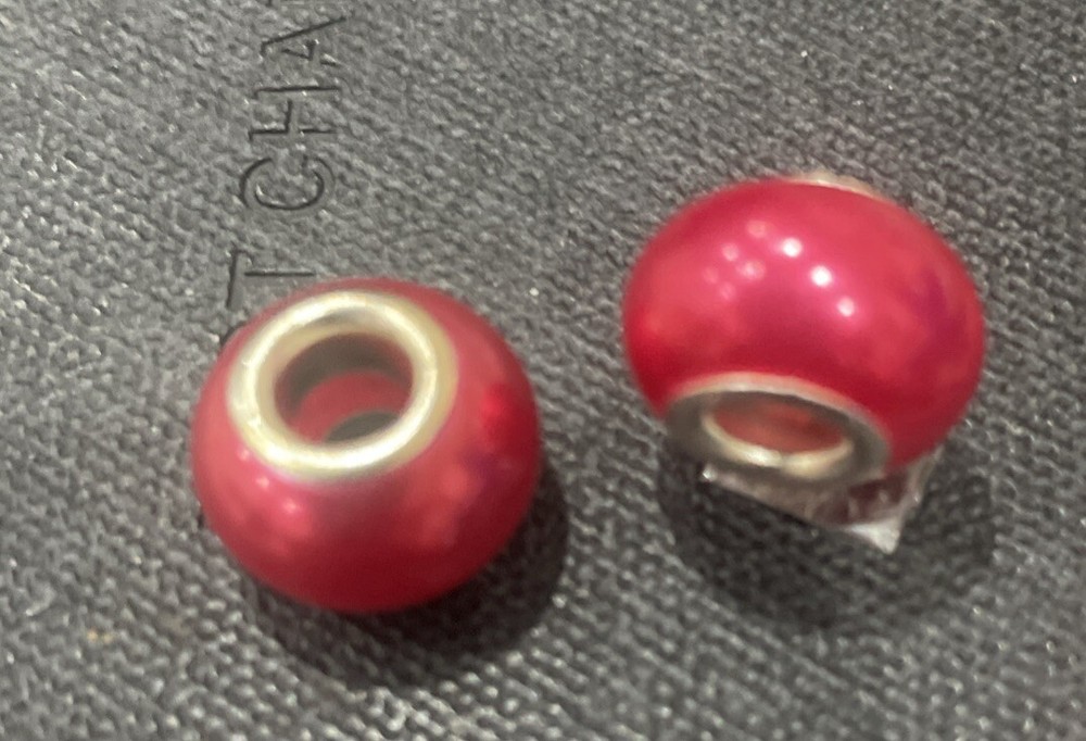 Mothers Day Pandora-Style Metallic Pink Alloy Charm with Free P&P-image