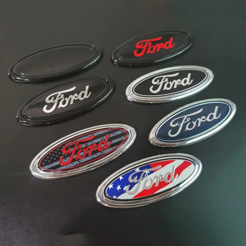 Car Front Rear Trunk Badge Sticker for Ford Fiesta Ranger Focus Fusion F150