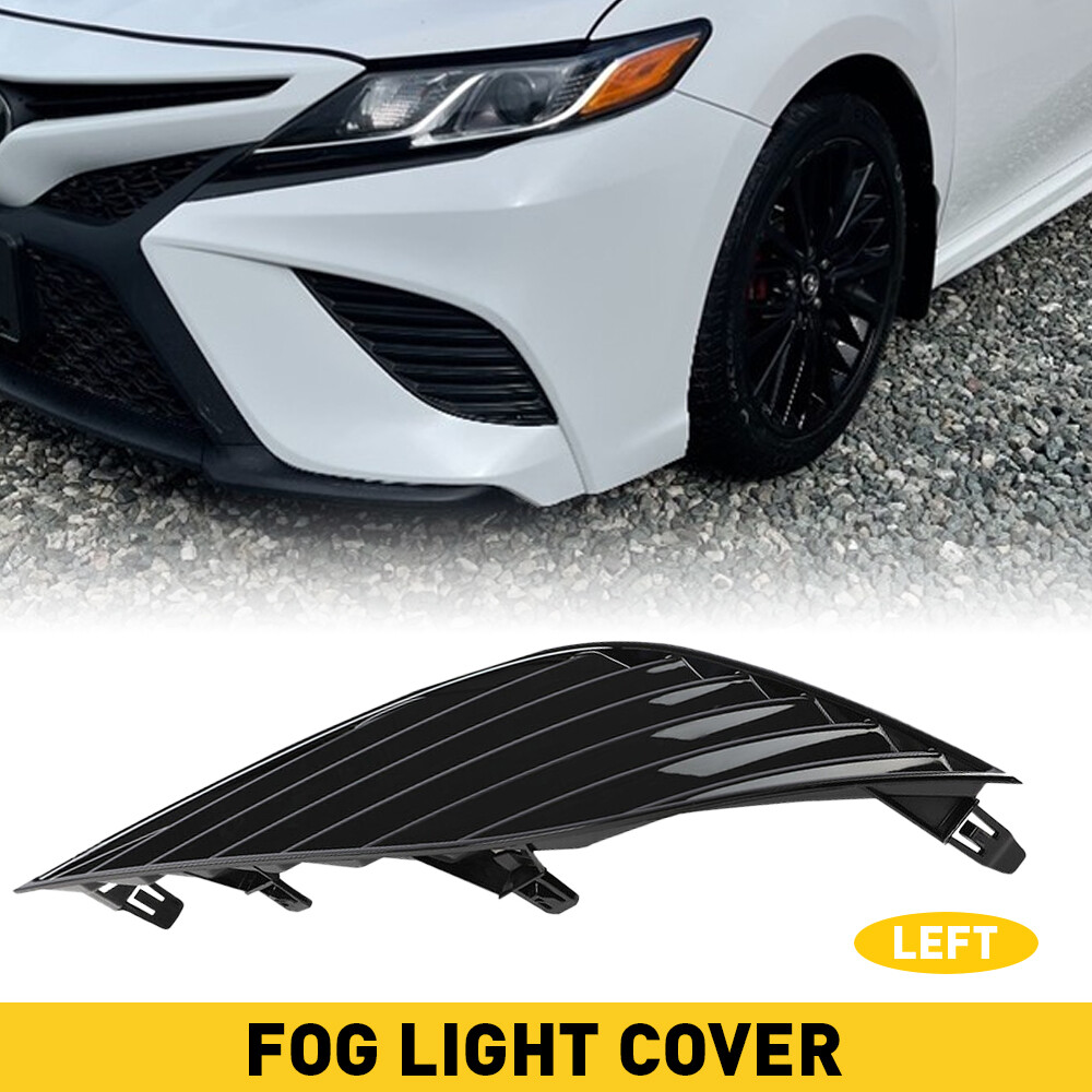 Left Front Bumper Fog Light Cover Toyota Bezel For Camry XSE SE 2018 2019 20 USA