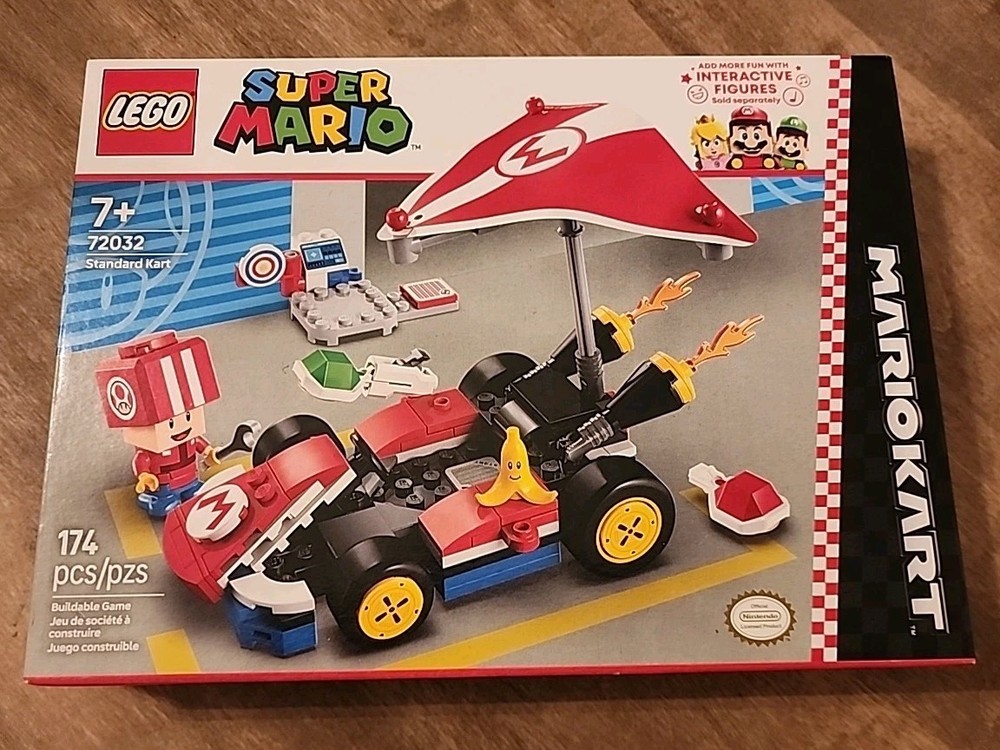 LEGO Super Mario 72032 Standard Kart 174pcs Mario Kart Toy New Sealed 7+