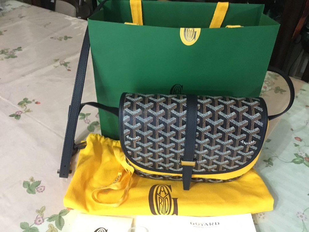 Goyard Black Shoulder Bag Preowned Authentic Luxury