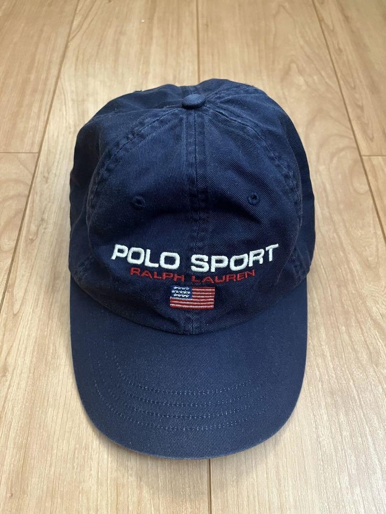 90S Cap Polo Sport Ralph Lauren Navy Limited Edition Iconic Design Timeless Fash