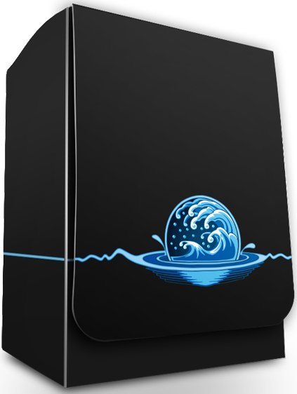 Elemental Medallion Deck Box - Blue Max Protection GAMING SUPPLY BRAND NEW