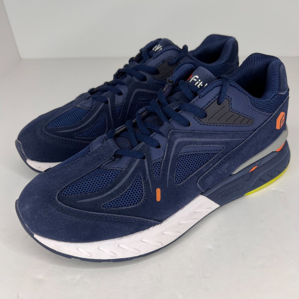 FitVille Unisex Rebound Core Blue Walking Shoes Size 6.5M 8.5W