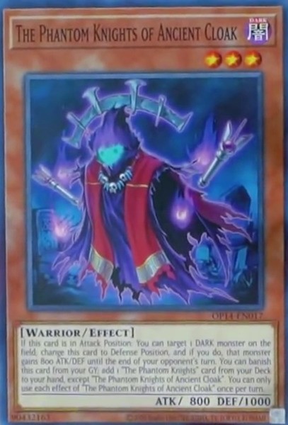 Phantom Knights Ancient Cloak OP14-EN017 Common Unlimited Edition Yugioh Card