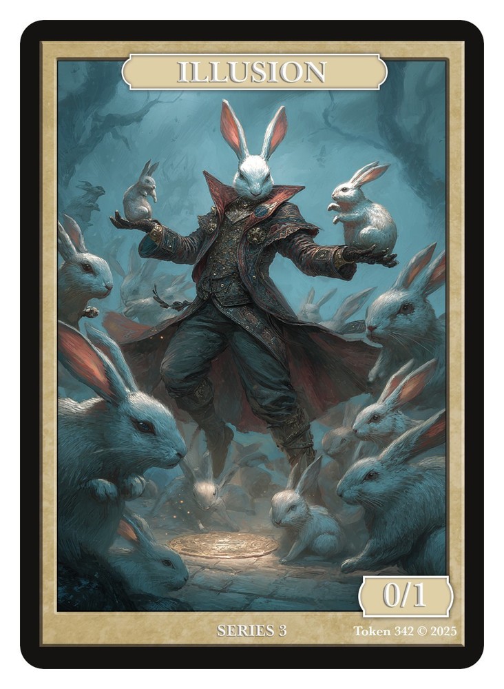Illusion Token  Givememana Tokens Series 2  Magic the Gathering MTG