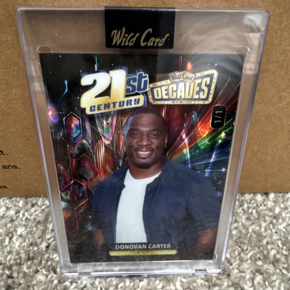 2024 Wild Card Decades 21st Century Donovan Carter 1/1