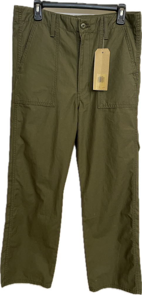 NWT Levi's Ribcage Straight Utility Jeans Size 31 Army Green Retail $108