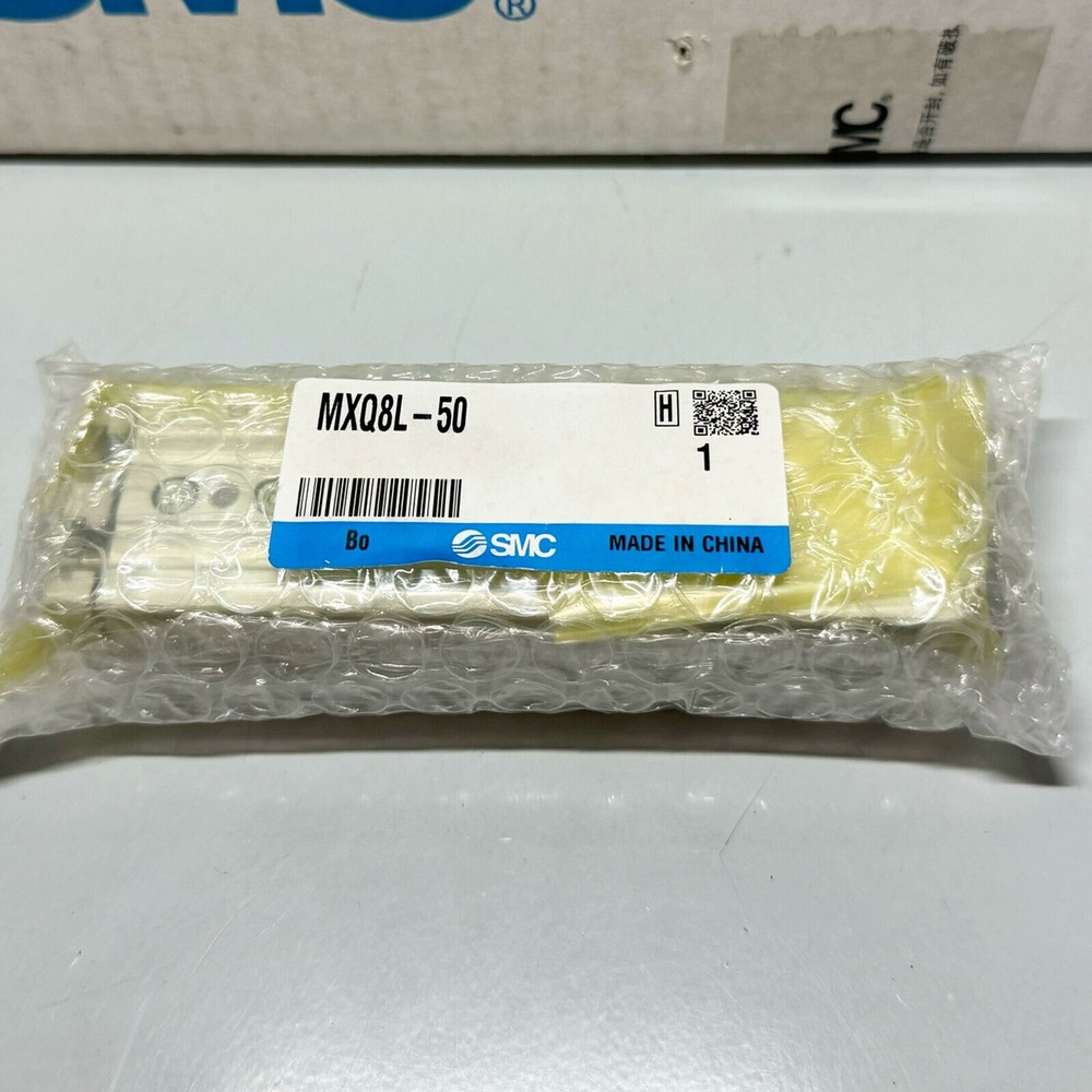 one brand new smc MXQ8L-50 pneumatic slide Fast Shipping #E8