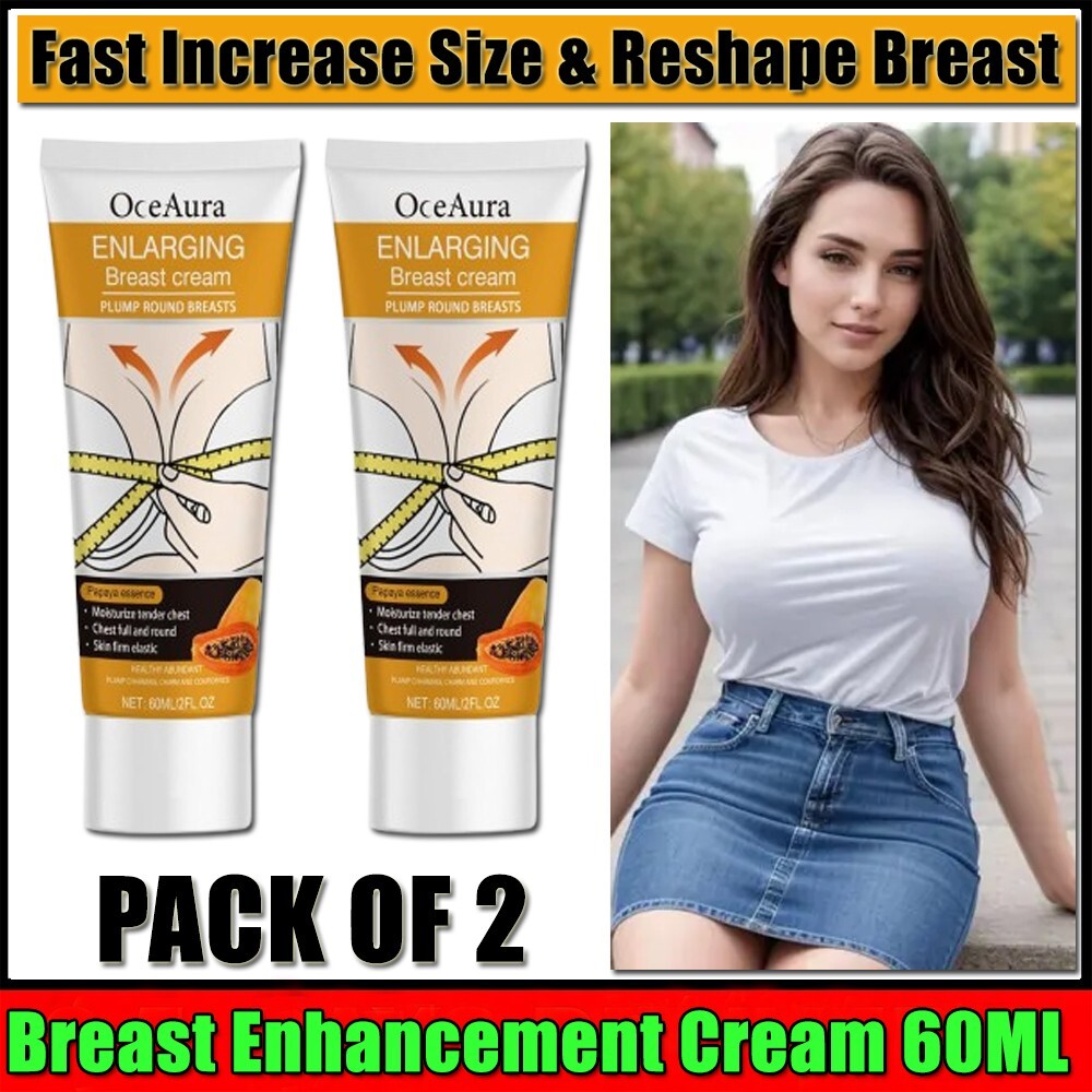 Female BREAST ENHANCEMENT ENLARGEMENT CREAM real BREAST GROWTH Permanent 60ML