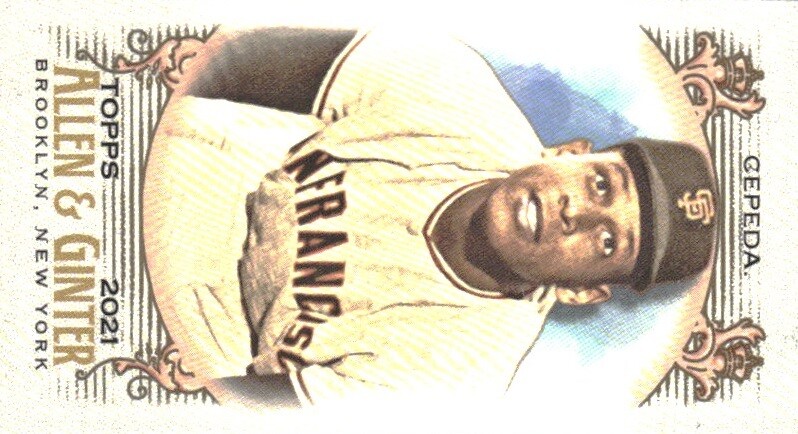 2021 Topps Allen and Ginter Mini A and G Back #286 Orlando Cepeda