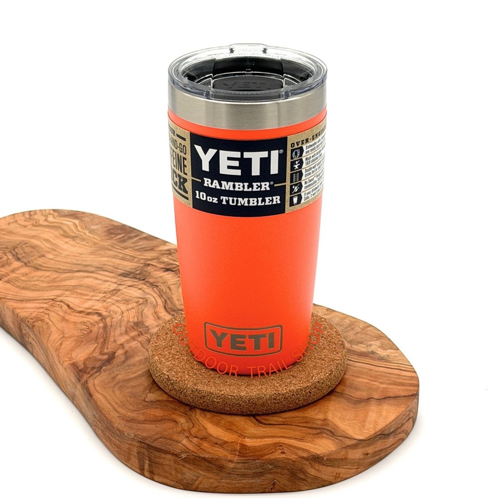 YETI Rambler 10 oz Tumbler Papaya Seasonal Color Retired | Discontinued Design-image