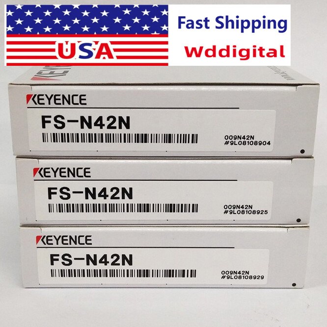 New Factory Sealed Keyence FS-N42N Fiber Sensor Amplifer FSN42N Fast delivery