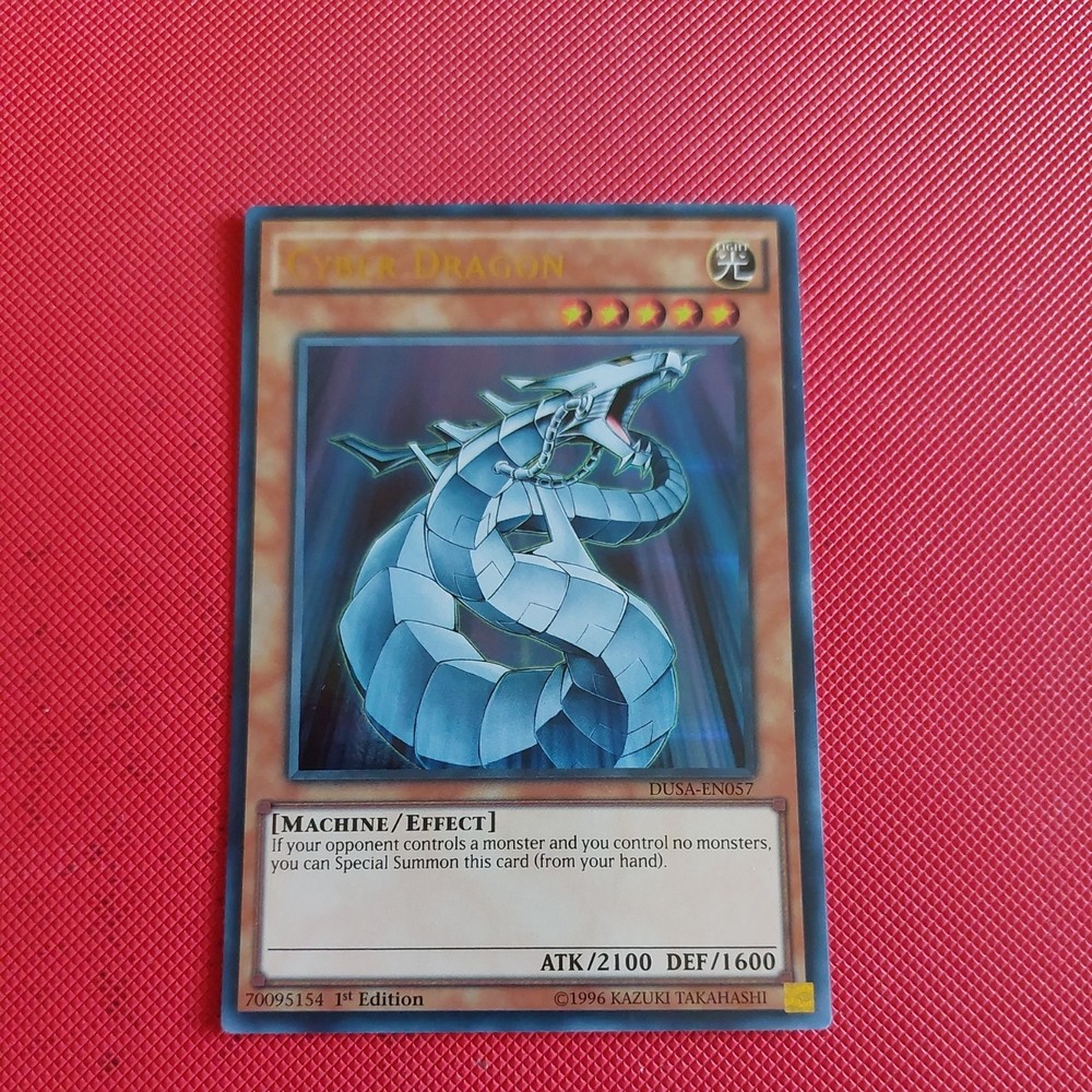 Cyber Dragon DUSA-EN057 Ultra Rare 1st Edition NM YuGiOh TCG Card-image