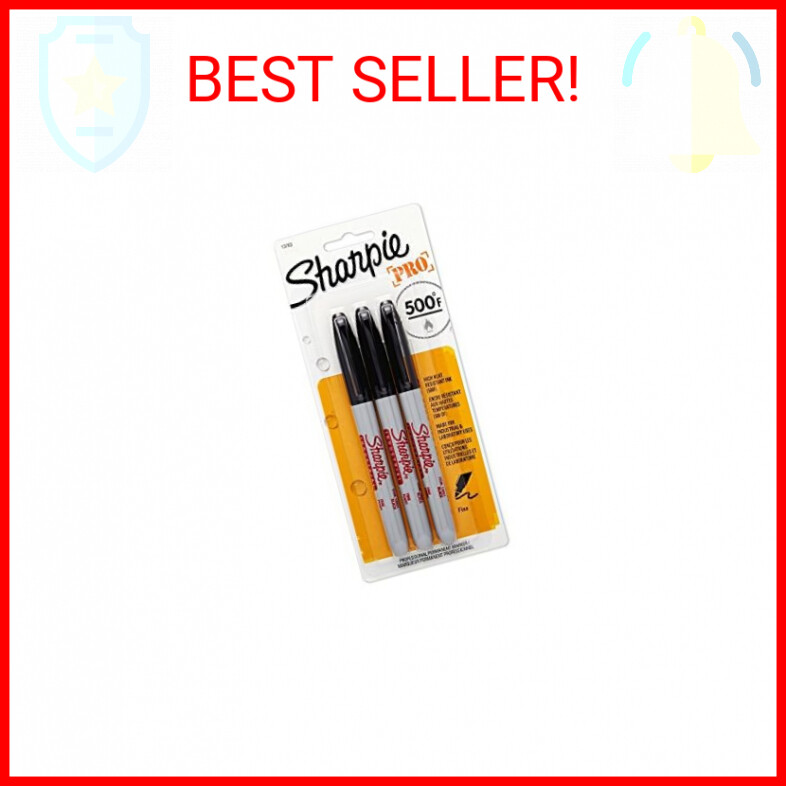 SHARPIE 13763PP Industrial Fine Point Permanent Marker, Withstand Up To 500F, De