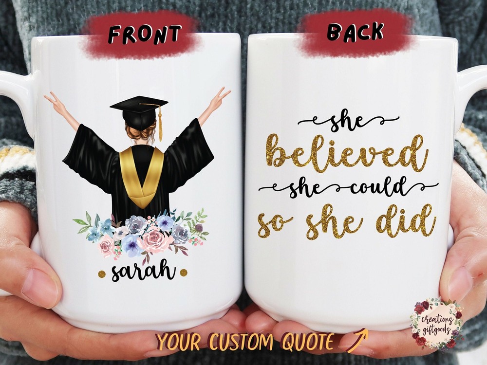 Custom Graduation Mug Personalized Graduation Gift College Graduation Gift For