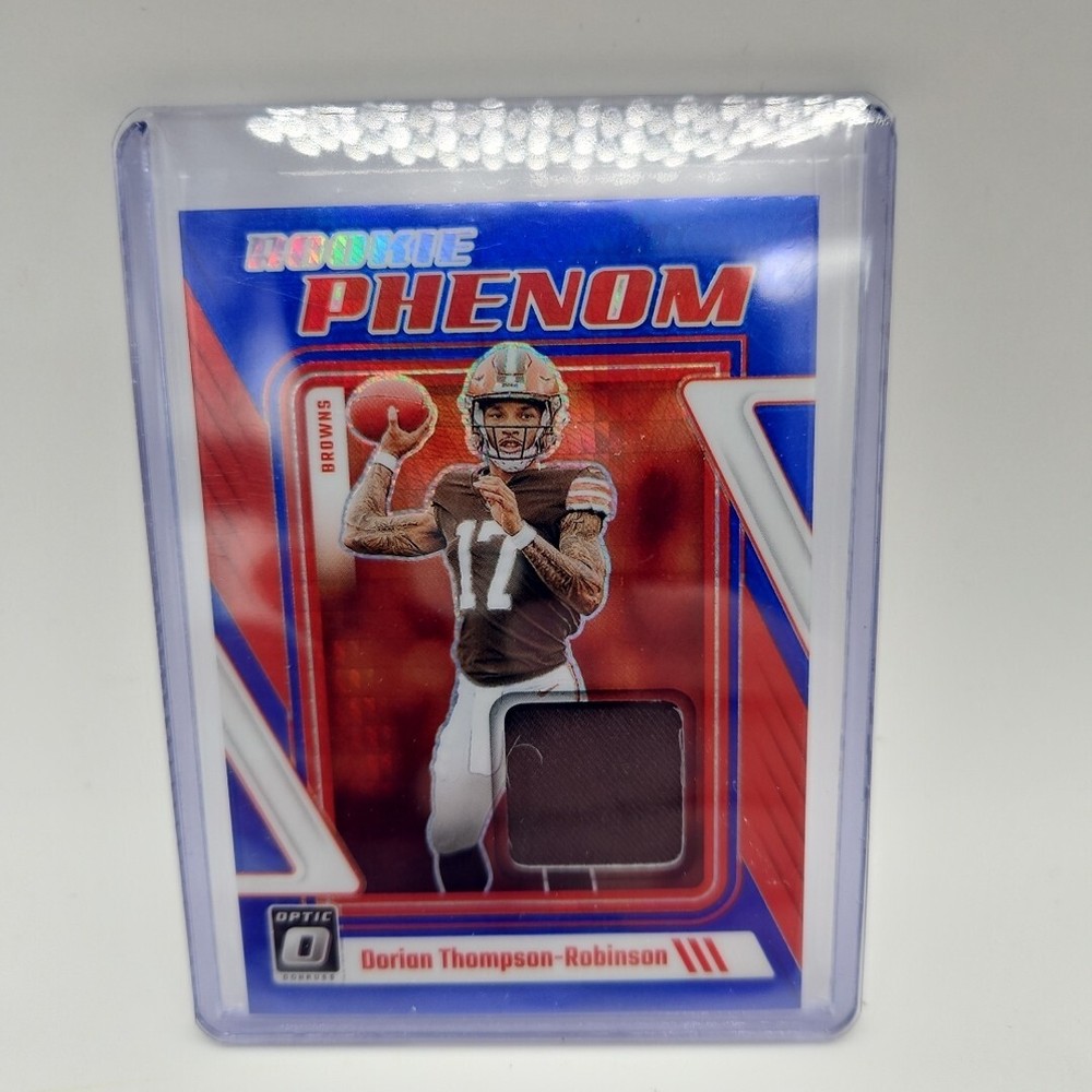 2023 Donruss Optic #RP-DTR Dorian Thompson-Robinson Rookie Phenom Prizm Patch