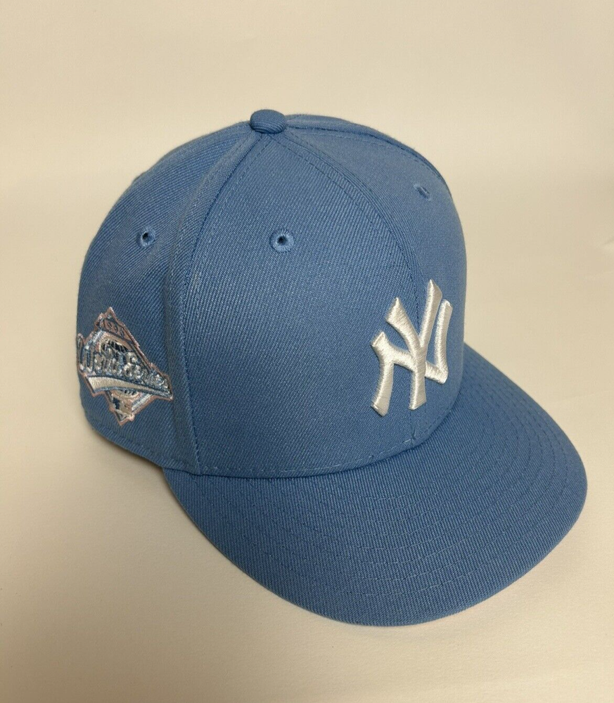 New York Yankees New Era 59Fifty Hat Cap Size 7 1/4 Pink Black 1996 World Series